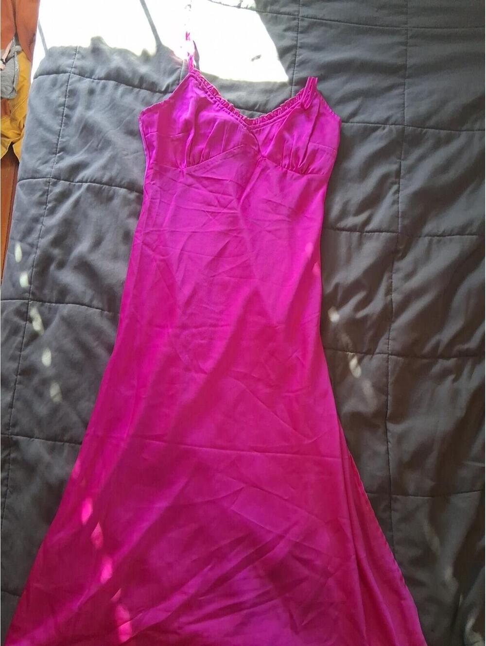 Japna Hot Pink Sleeveless Dress Medium NWT A2